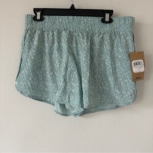 Asics Mint Patterned Sleep Shorts